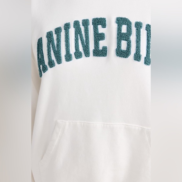 NWT - Anine Bing - Harvey Sweatshirt - Ivory With Dark
Sage - Picture 2 of 11